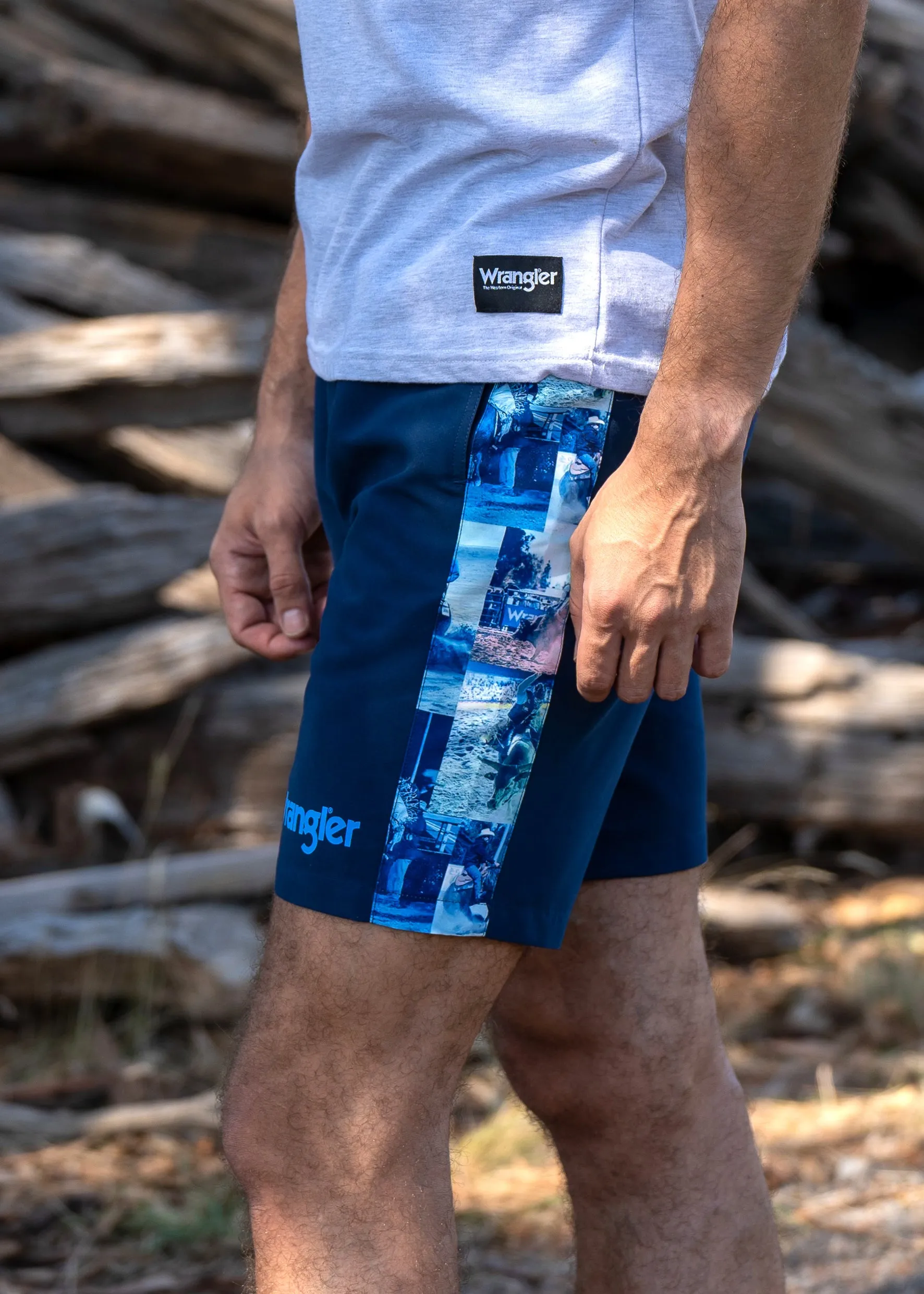 Wrangler Forster Boardshort Mens Navy