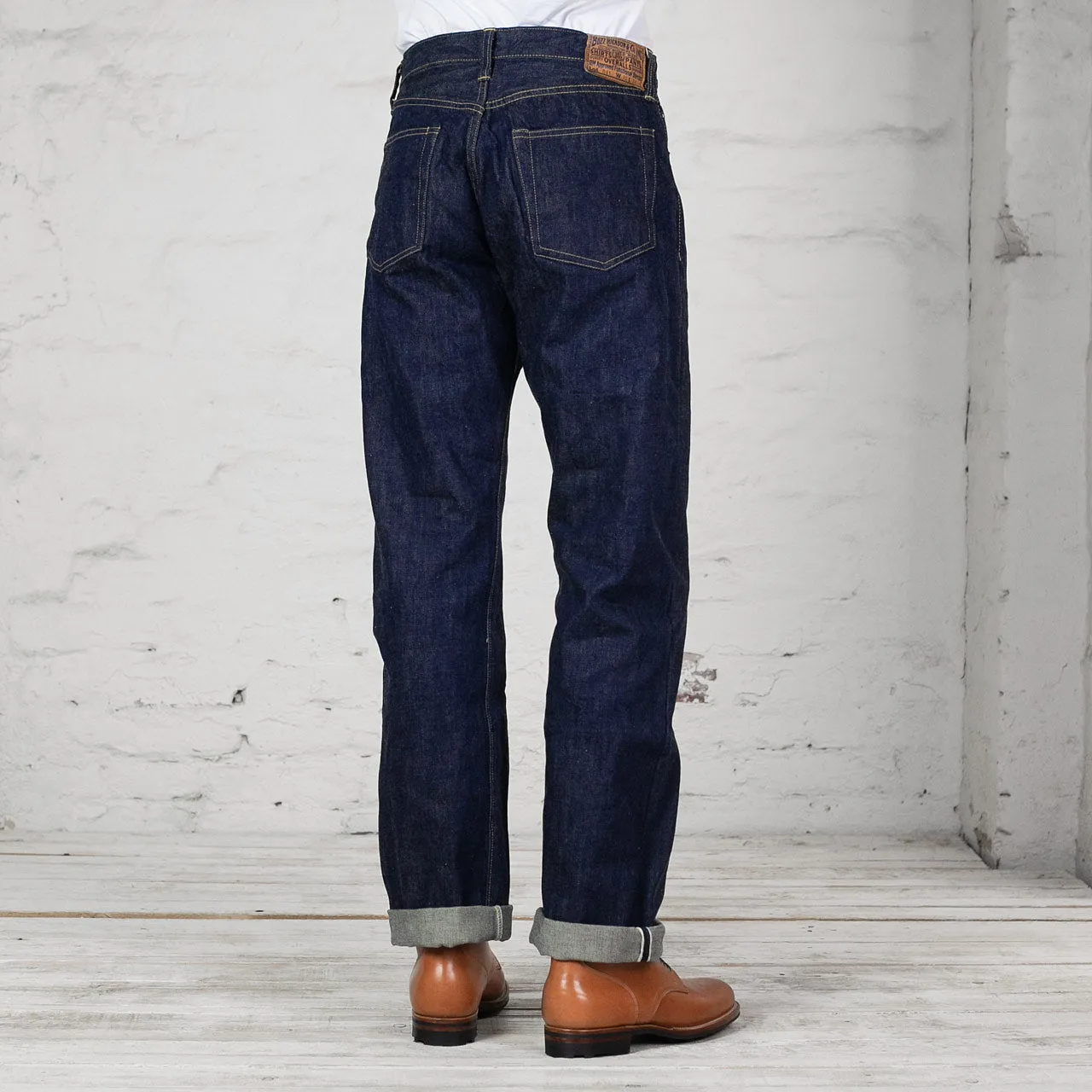 WWII Blue Denim Waist Overalls Indigo