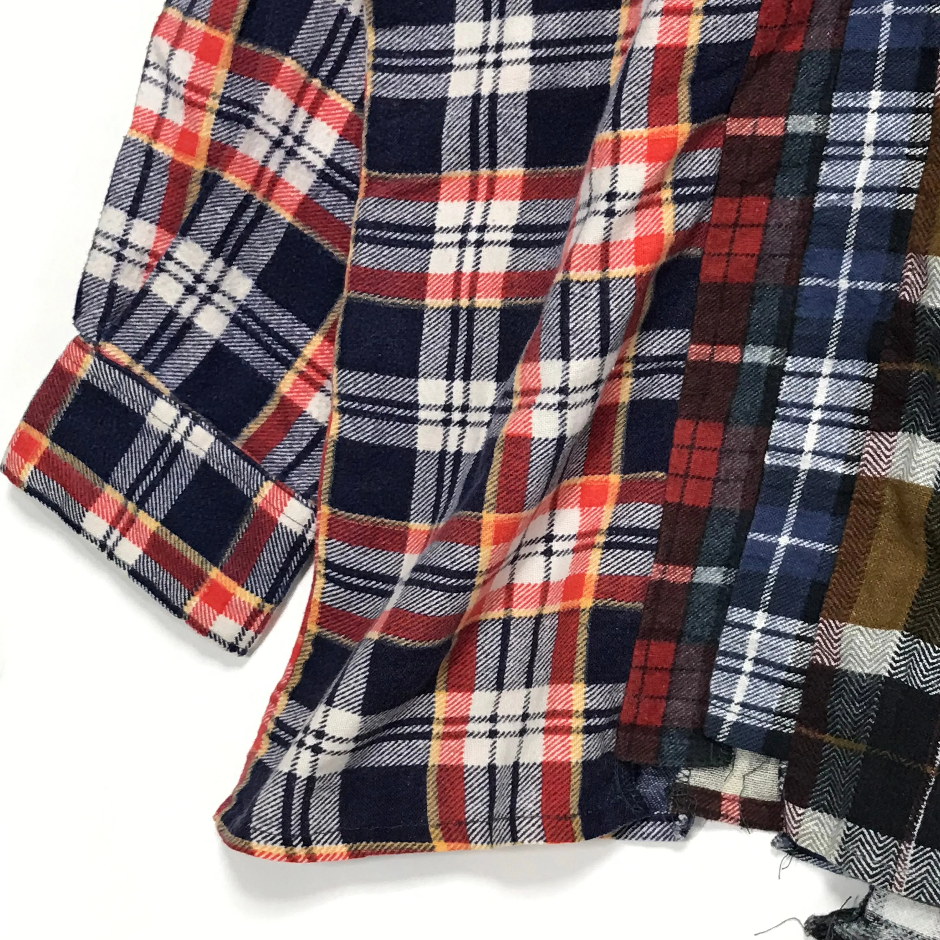 [XL/2XL]  Needles Rebuild Ribbon 7 Cut Flannel Shirt