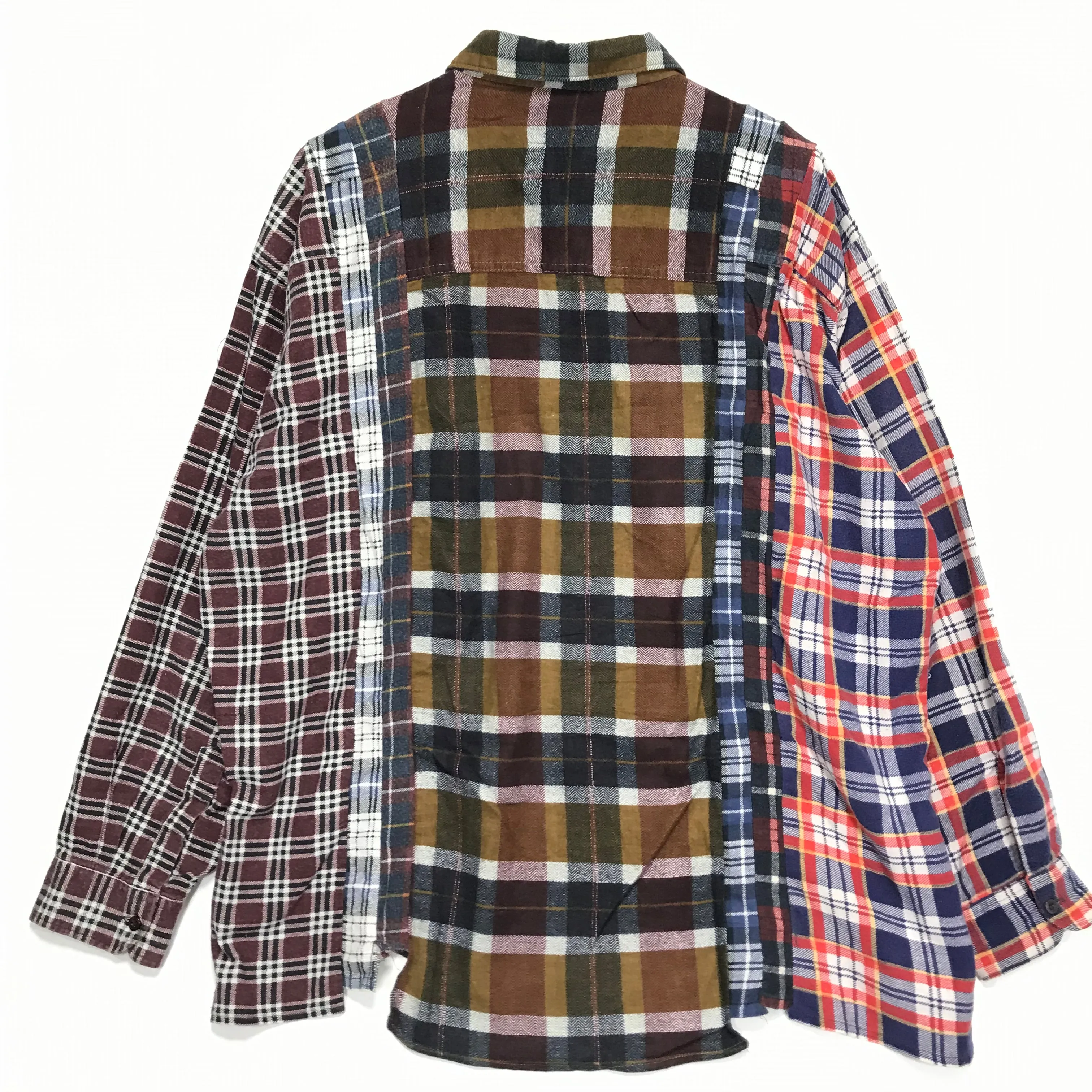 [XL/2XL]  Needles Rebuild Ribbon 7 Cut Flannel Shirt