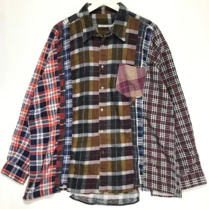 [XL/2XL]  Needles Rebuild Ribbon 7 Cut Flannel Shirt