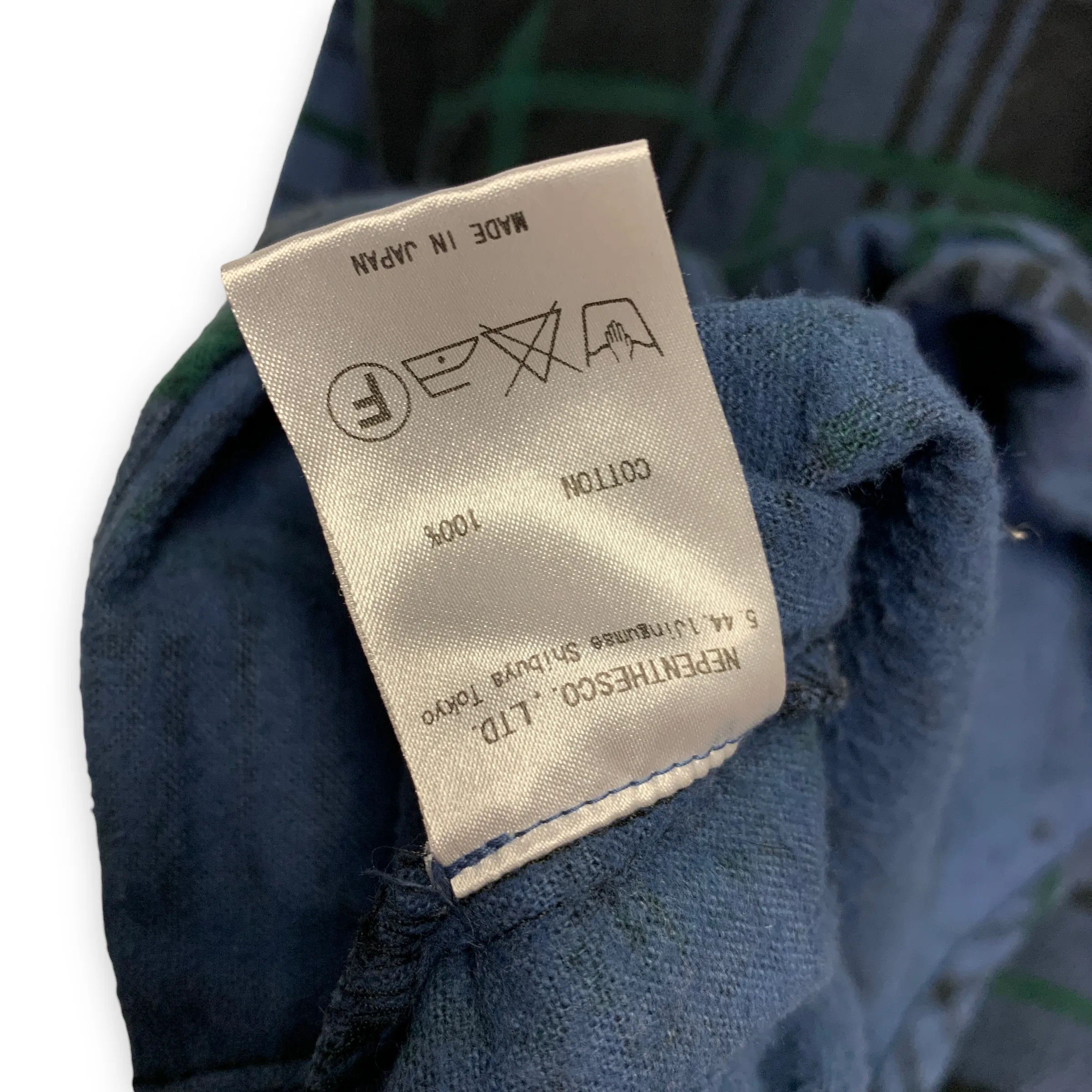 [XS] Needles Rebuild Ribbon Cut Flannel Shirt