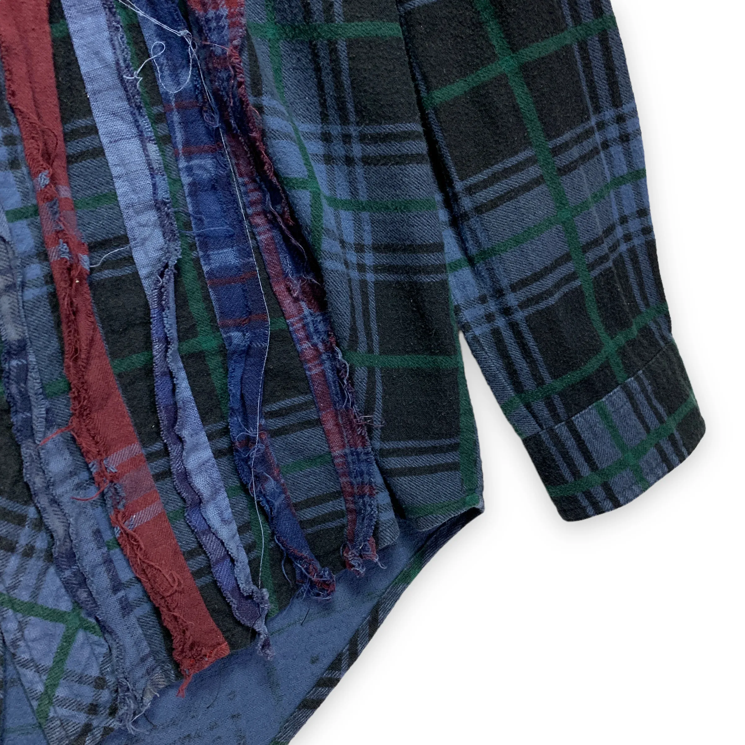[XS] Needles Rebuild Ribbon Cut Flannel Shirt