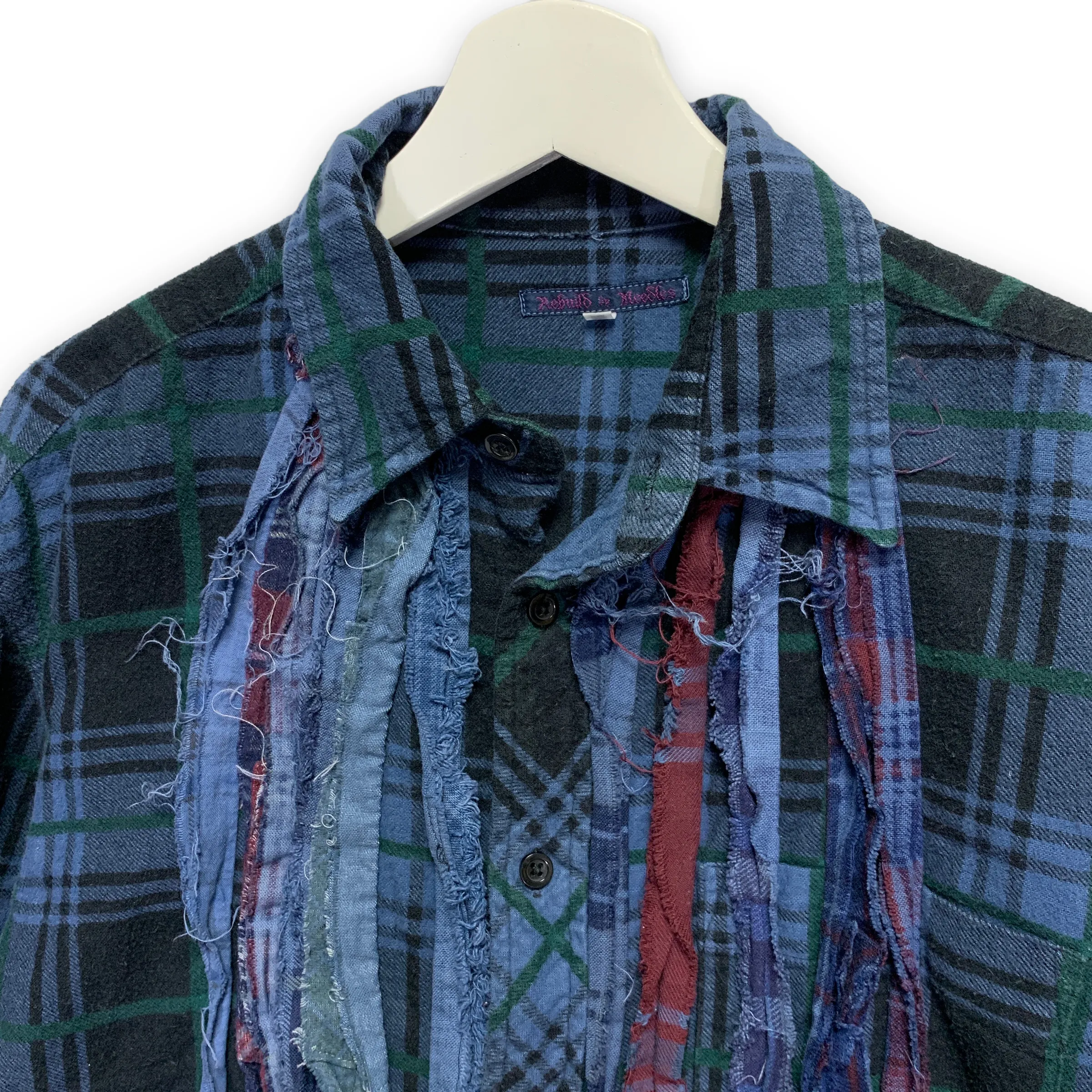 [XS] Needles Rebuild Ribbon Cut Flannel Shirt