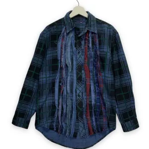 [XS] Needles Rebuild Ribbon Cut Flannel Shirt