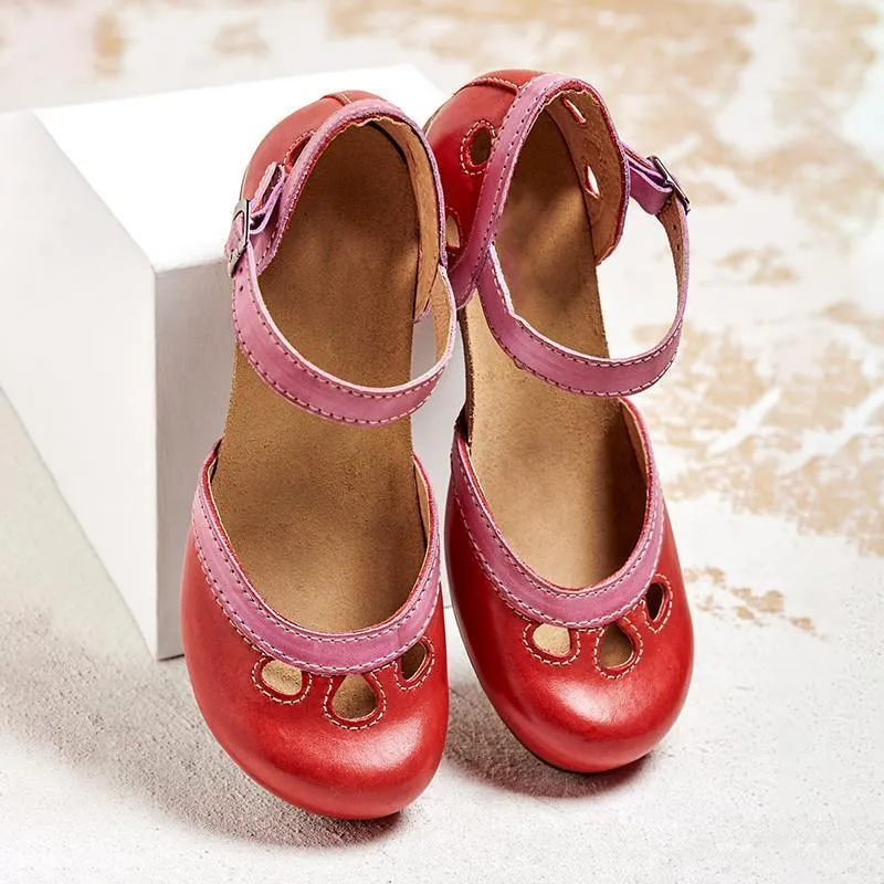 Yolanda® | Comfortable sandals with low heels