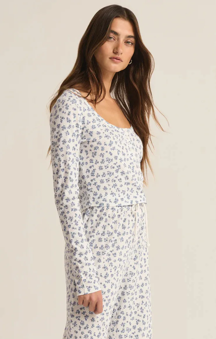 Z Supply Sit Back Ditsy Top