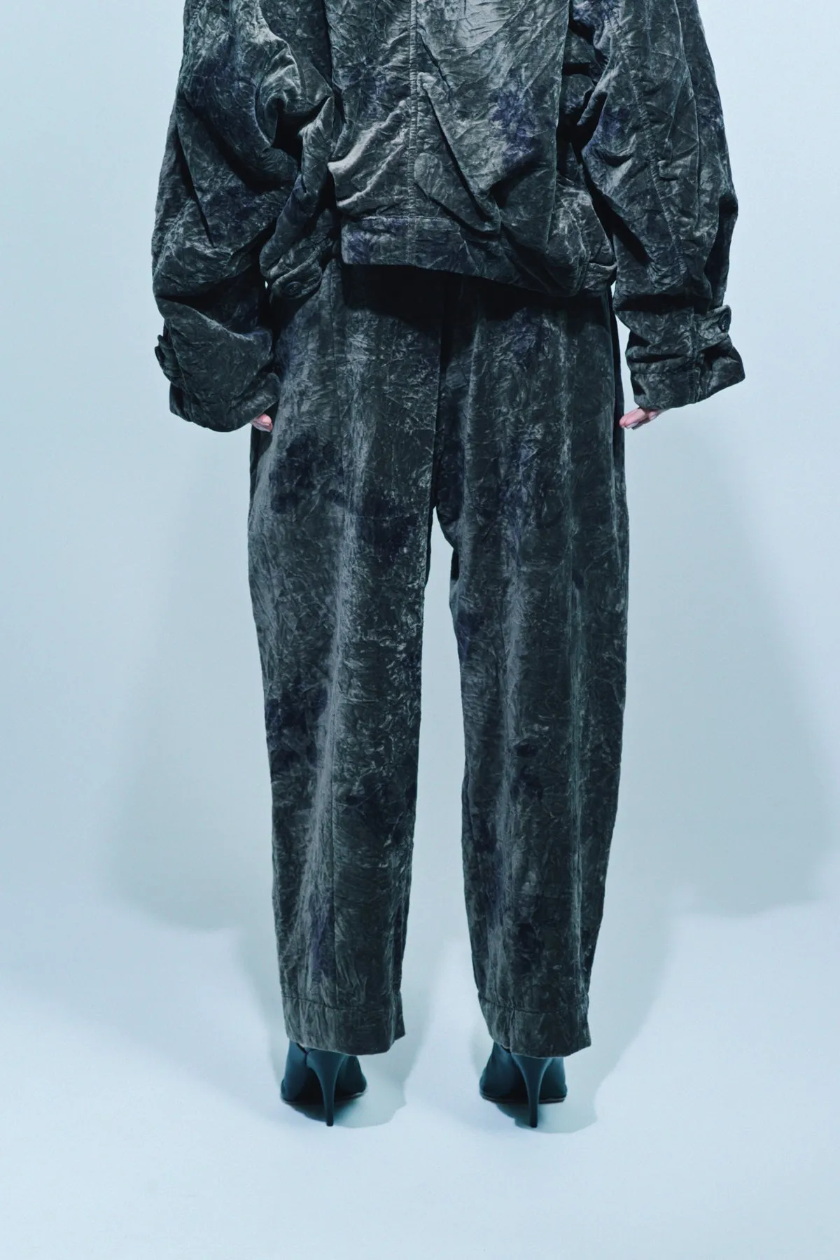 ZIGGY CHEN | VELVET DROP TROUSERS